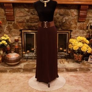 Michele (Brown) Maxi Skirt
